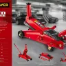 Домкрат гидравлический подкатной "RED FORCE", для внедорожников, 3т, 155-545мм, STAYER 43157-3 43157-3 купить в Тобольске