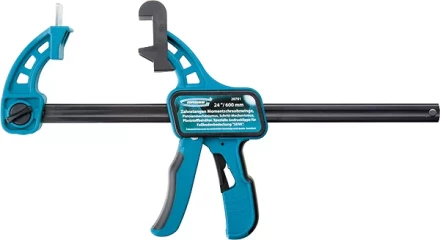Струбцина реечная быстрозажим, пистолетного типа, пошаг. мех. пласт. корп. 24&quot; (600 мм) GROSS 20701 купить в Тобольске