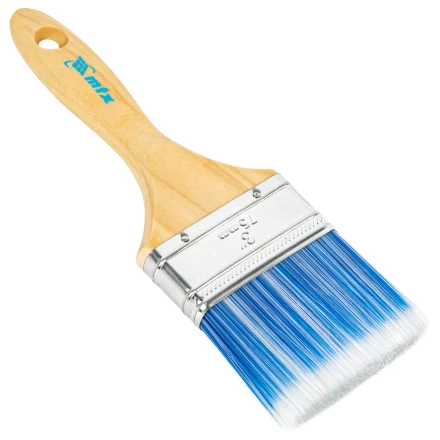 Кисть плоская &quot;Евро&quot; 3&quot;, искусственная щетина, деревянная ручка MTX 83073 купить в Тобольске