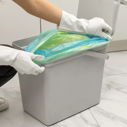 Пакеты для мусора с завязками 35 л x 15 шт. синие, Home Palisad 927155 купить в Тобольске