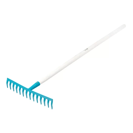 Грабли стальные Palisad, 360х1250 мм, 14 прямых зубьев, деревянный лакированный черенок, Luxe 6178988 купить в Тобольске