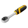 Ключ-трещотка 1/4"  Denzel 14031, 90 зубьев, с быстрым сбросом, CrV купить в Тобольске