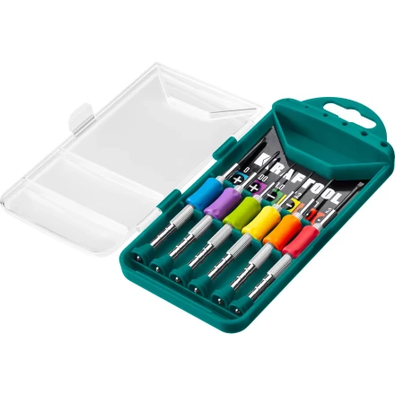 Набор Precision-6: часовые отвертки для особо точных работ, металлическая рукоятка с противоскользящей накладкой, жало из специальной стали SNCM8660. 25679 купить в Тобольске