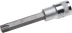 Торцовая бита-головка KRAFTOOL &quot;INDUSTRIE QUALITAT&quot;, удлиненная, материал S2, TORX, сатинированная, 1/2&quot;, Т55 27906-55_z01 купить в Тобольске