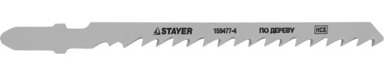 Полотна STAYER "STANDARD", T244D, для эл.лобзиков, HCS, по дереву, фанере, ДСП, быстрый фигурный рез, EU, 74/4мм, 2шт 159477-4 купить в Тобольске