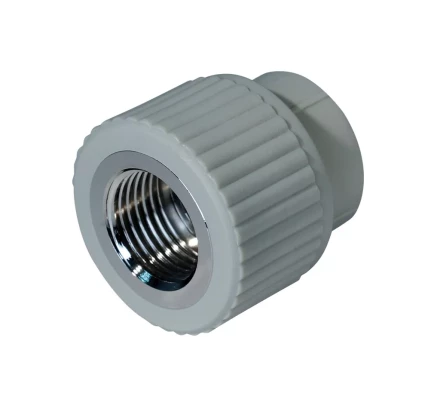 Муфта комб. PP-R ВР 25мм х 3/4 сер.(25/100) 44054 купить в Тобольске