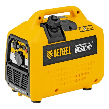 Генератор инверторный GS-1100iS, 1,1 кВт, 230 В, закрытый корпус, ручной старт// DENZEL 94718 купить в Тобольске