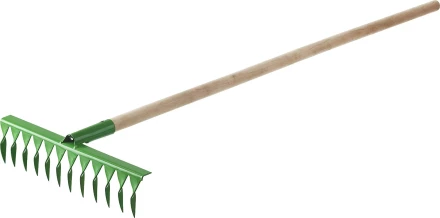 Грабли РОСТОК садовые с черенком, 14 витых зубцов 421900-14 купить в Тобольске