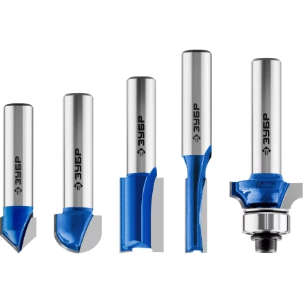 ЗУБР 5 шт, набор профильных фрез по дереву, Профессионал (28795-H5) купить в Тобольске