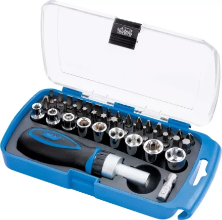 Отвертка реверсивная мини с набором бит и торцевыми головками , 41 шт БАРС 13358 купить в Тобольске