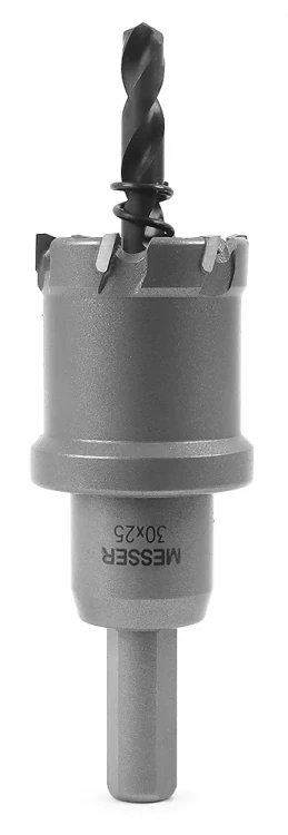 ТСТ коронка MESSER 29X25 с центрирующим сверлом и толкающей пружиной купить в Тобольске