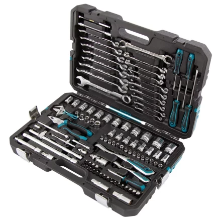 Набор инструментов 101 предмет, 120 зубьев, CrV, 1/4&quot;, 1/2&quot; Gross 14151 купить в Тобольске