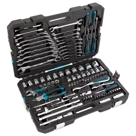 Набор инструментов 101 предмет, 120 зубьев, CrV, 1/4&quot;, 1/2&quot; Gross 14151 купить в Тобольске