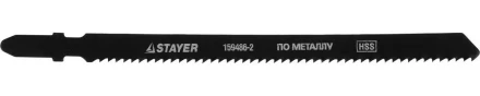 Полотна STAYER &quot;STANDARD&quot;, T318B, для эл.лобзиков, HSS, по цв. мeт, фрезер.развед, тонколист сталь, EU, T318B, 110/2мм, 2шт 159486-2 купить в Тобольске