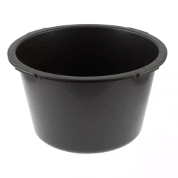 Таз круглый строительный черный 30 л Россия Сибртех 81455