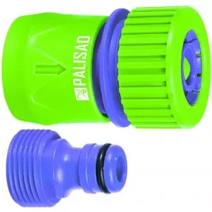 Соединитель-адаптер пластмассовый 3/4&quot; внешняя  резьба соединитель шланга 3/4&quot;  PALISAD 65755 купить в Тобольске