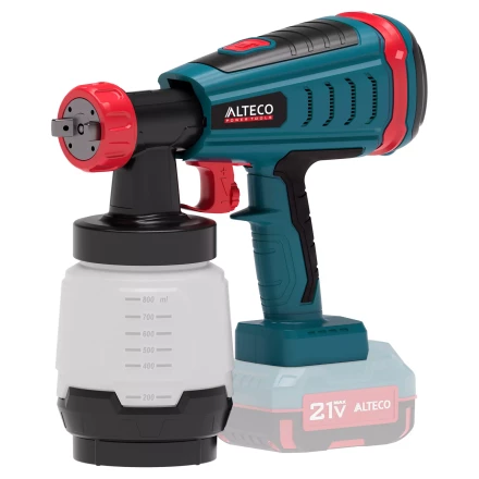 Бесщеточный аккумуляторный краскораспылитель ALTECO CSG 21-1000 BL Solo (без АКБ и ЗУ) 74567 купить в Тобольске