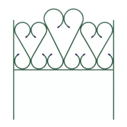 Заборчик Садово-парковый "Амурный" 1,0*0,85м Россия 65044