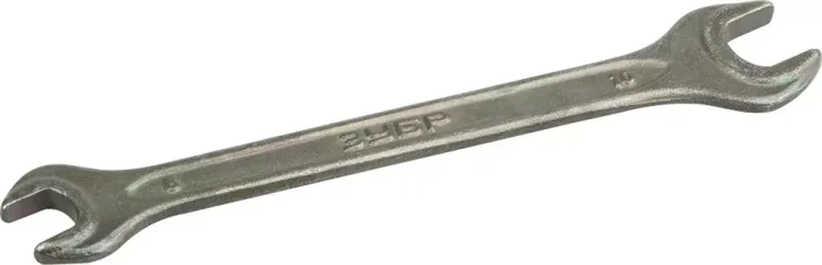 Ключ рожковый ЗУБР, серия "Т-80", оцинкованный, 8х10мм 2701-08-10 купить в Тобольске