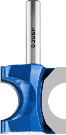 ЗУБР 28.6 x 25 мм, радиус 6.3 мм, фреза полустержневая, Профессионал (28723-28.6) купить в Тобольске