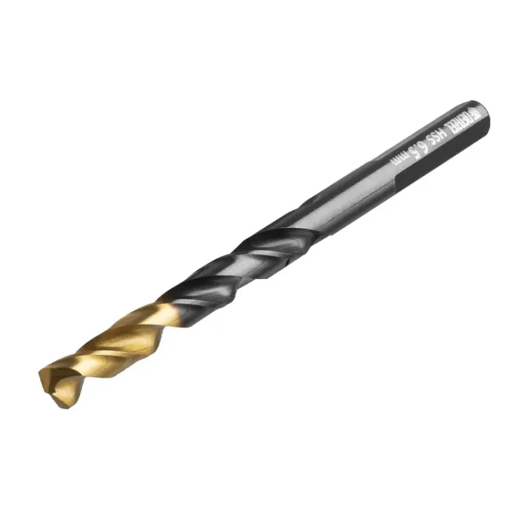 Сверло по металлу, 6,5 мм, HSS-Tin, Golden Tip, 10 шт. Denzel 717216 купить в Тобольске