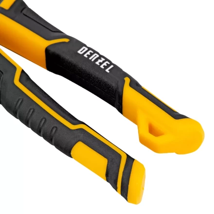 Ножницы по металлу Denzel, 270 мм, прямой и левый рез, сталь-СrMo, трехкомпонентные рукоятки, 78372 купить в Тобольске