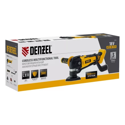 Многофункциональный инструмент аккумуляторный Denzel MTL-IB-18-0, Li-Ion, 18 В 28402 купить в Тобольске