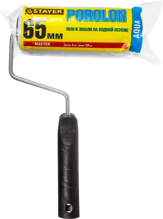 Валик &quot;ПОРОЛОН&quot; малярный в сборе, бюгель 6мм, 44x150мм, STAYER Master 0360-14_z01 купить в Тобольске