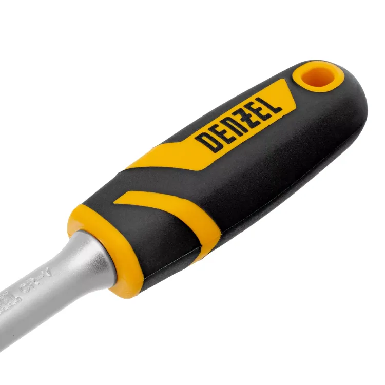 Ключ-трещотка 1/2" Denzel 14033, 90 зубьев, с быстрым сбросом, CrV купить в Тобольске