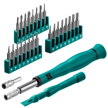 Набор Precision-28: для точных работ и всех видов мобильных устройств, двухкомпонентная рукоятка, Сr-V 25677 купить в Тобольске