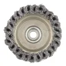 Щетка для УШМ Heavy Duty, 125 мм, М14, "чашка", крученая металлическая проволока  MATRIX 74674 купить в Тобольске
