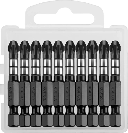 Биты для ударных шуруповертов KRAFTOOL Impact Pro PZ 26193-3-50-S10 купить в Тобольске