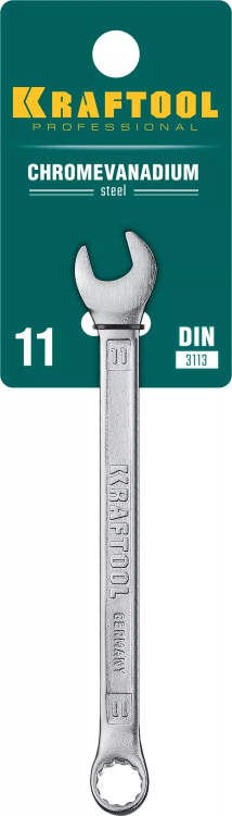 Ключи комбинированные KRAFTOOL, Cr-V, DIN 3113 27079-11 купить в Тобольске