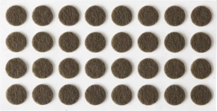 Накладки STAYER &quot;COMFORT&quot; на мебельные ножки, самоклеящиеся, фетровые, коричневые, круглые - диаметр 10 мм, 32 шт 40910-10 купить в Тобольске