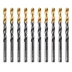Сверло по металлу, 7 мм, HSS-Tin, Golden Tip, 10 шт. Denzel 717217 купить в Тобольске