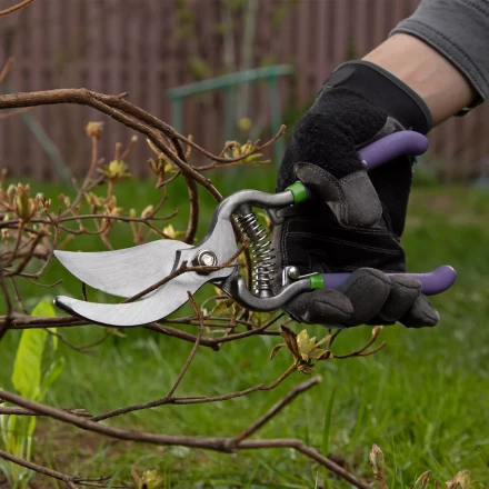 Секатор прямого реза Palisad, 255 мм, цельнокованый, металлические обрезиненные рукоятки, 60467 купить в Тобольске