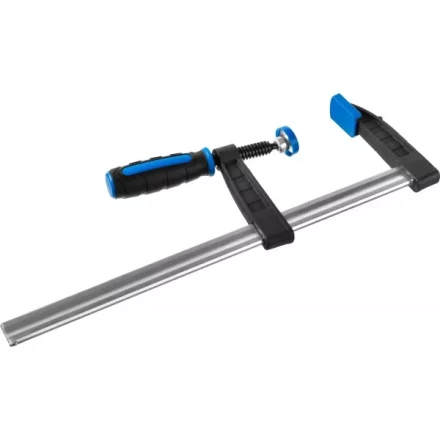 Струбцина ЗУБР &quot;ПРОФЕССИОНАЛ&quot;, тип &quot;F&quot;, двухкомпонентная ручка, стальная закаленная рейка, 80х300мм 32155-080-300 купить в Тобольске