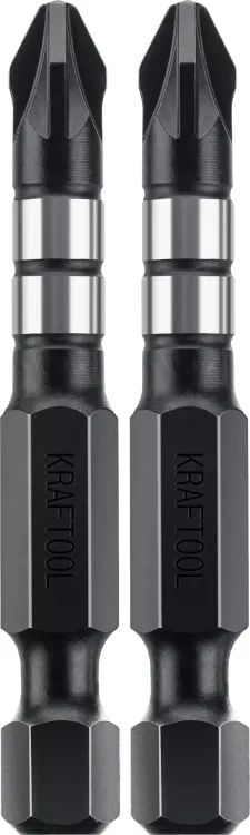 Биты для ударных шуруповертов KRAFTOOL Impact Pro PZ 26193-2-50-S2 купить в Тобольске