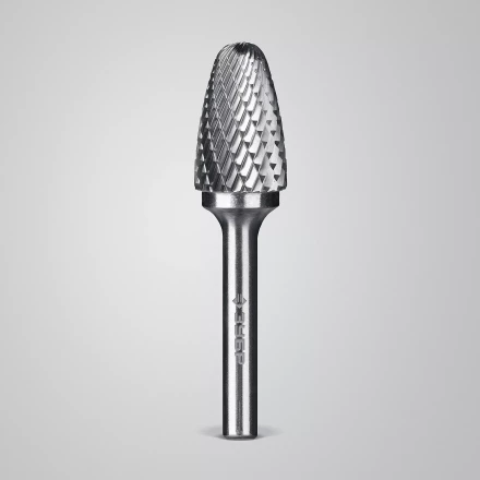 Зубр Твердосплавная борфреза F - парабола с закругленным углом, 16 х 25 мм, радиус 4.0 мм (28805-16-25) купить в Тобольске