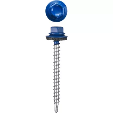 Саморезы СКД кровельные, RAL 5005 синий насыщенный, 51 х 4.8 мм, 250 шт, для деревянной обрешетки, STAYER 30305-48-051-5005 купить в Тобольске