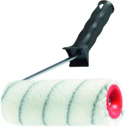 Валик &quot;Гирпаинт&quot; пластмассовая ручка 180 мм ворс 12 мм D 40 полиакрил  MATRIX 80880 купить в Тобольске