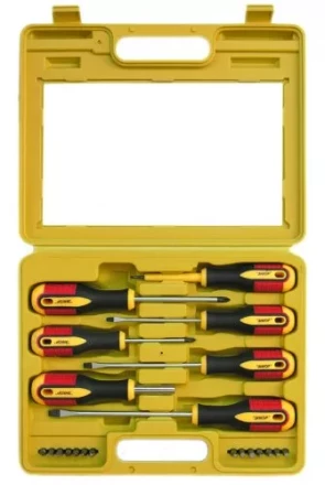 Набор отверток и вставок 21 предмет, кейс 19837 купить в Тобольске