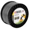 Леска для триммера двухкомпонентная звезда, 2,4мм х 260м, на DIN катушке EXTRA CORD// Denzel 96813 купить в Тобольске