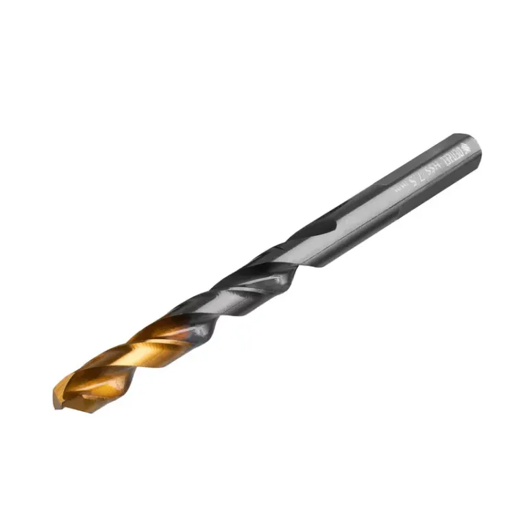 Сверло по металлу, 7,5 мм, HSS-Tin, Golden Tip, 8 шт. Denzel 717218 купить в Тобольске