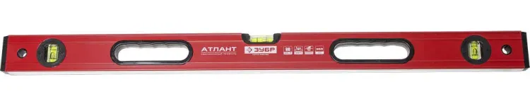 Уровень ЗУБР "МАСТЕР" "УС - 5" коробчатый усиленный, фрезерованный, 3 глазка, крашенный, с ручками, 80см 34585-080 купить в Тобольске