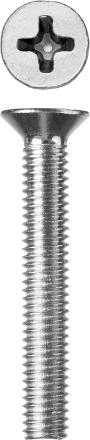 Винт ЗУБР &quot;МАСТЕР&quot; DIN 965, класс прочности 4.8, оцинкованный, M6x40мм, 5кг 303110-06-040 купить в Тобольске
