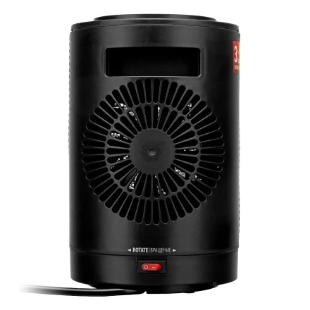 Тепловентилятор керамический Denzel DTFC-1200S, вращение, 3 реж., вент., нагрев 600/1200 Вт 96411 купить в Тобольске