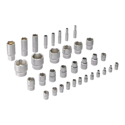 Набор инструментов Denzel 15802, 1/2&quot;, 1/4&quot;, CrV, S2, пластиковый кейс, 84 предмета купить в Тобольске