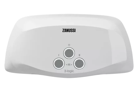 Водонагреватель проточный ZANUSSI 3-logic 6.5 TS душ и кран купить в Тобольске