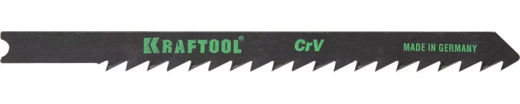 Полотна KRAFTOOL, U144D, для эл/лобзика, Cr-V, по дереву, ДВП, ДСП, быстрый рез, US-хвост., шаг 4мм, 75мм, 2шт 159621-4 купить в Тобольске